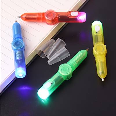 2pcs LED Spinning Pen Ball Pen Fidget Spinner